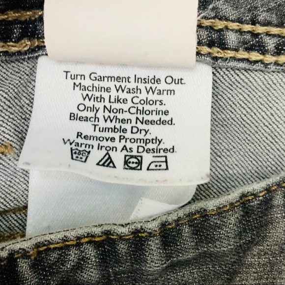 EDDIE BAUER Classic Fit Denim Jeans Boot Cut 14 Short Gray Wash - Picture 8 of 8